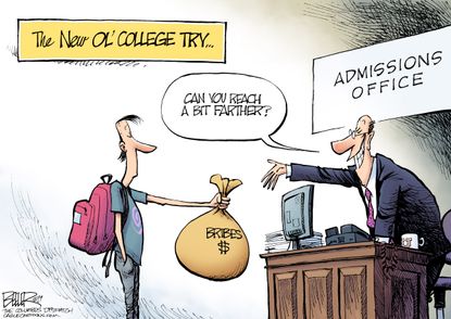 Editorial Cartoon U.S.&nbsp; College admissions bribery scandal&nbsp;