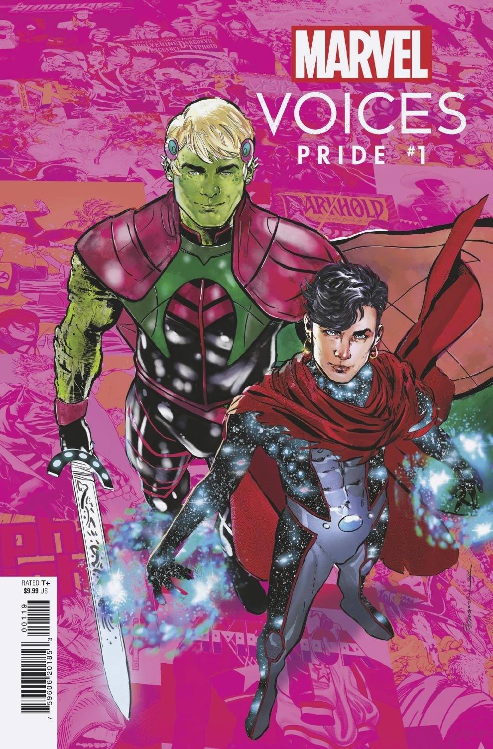 Marvel's Voices: Pride #1 covers