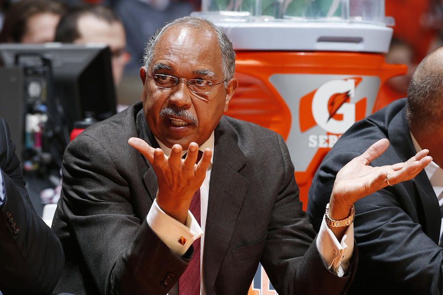 Watch Texas Tech coach Tubby Smith fall off a motorcycle while dressed as Shaft