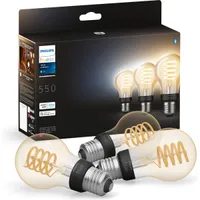 Hue E27-filamentlamp (3-pack, wit) van &euro;99,99 voor &euro;64,49 [NL]