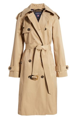 London Fog, Water Resistant Belted Trench Coat