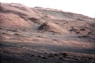 Photo by Curiosity of some of Mars' layered geological history.