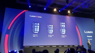 The three Panasonic L-mount lenses