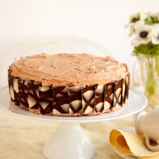 Chocolate Fudge Cake with Salted Chocolate
