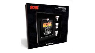 AC/DC hip flask set