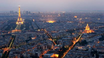 Paris at dusk