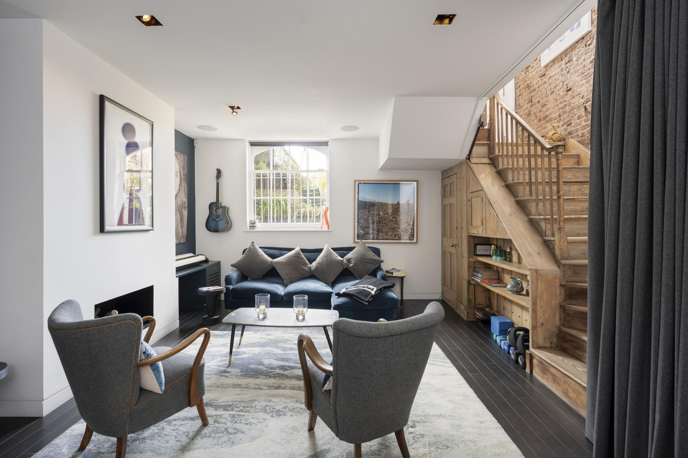 Images of Graham Norton's four-bedroom home in East London