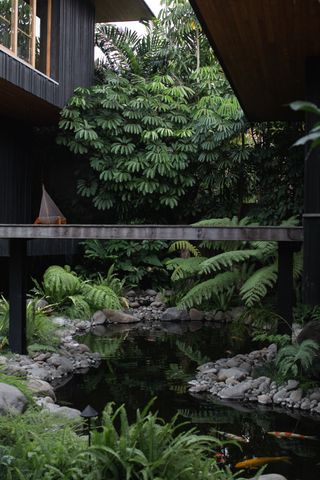 tsuki, a house by colvin haven in bali, set within green nature and made with wood and natural materials