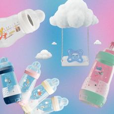 Collage of Mam Baby products