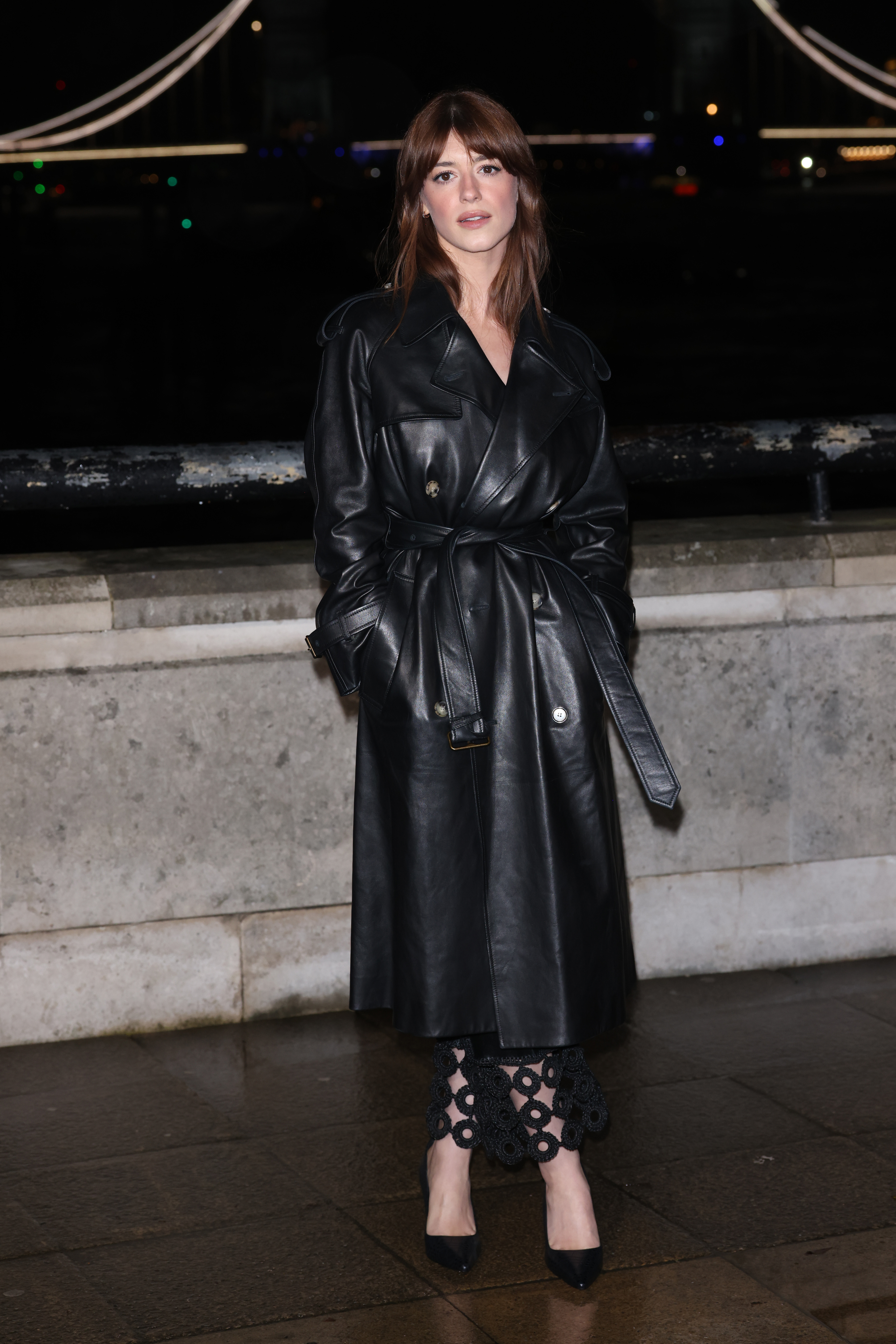 Daisy Edgar Jones at Burberry fall/winter 2026 show
