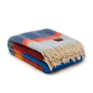 Matisse Striped Mohair And Wool Throw