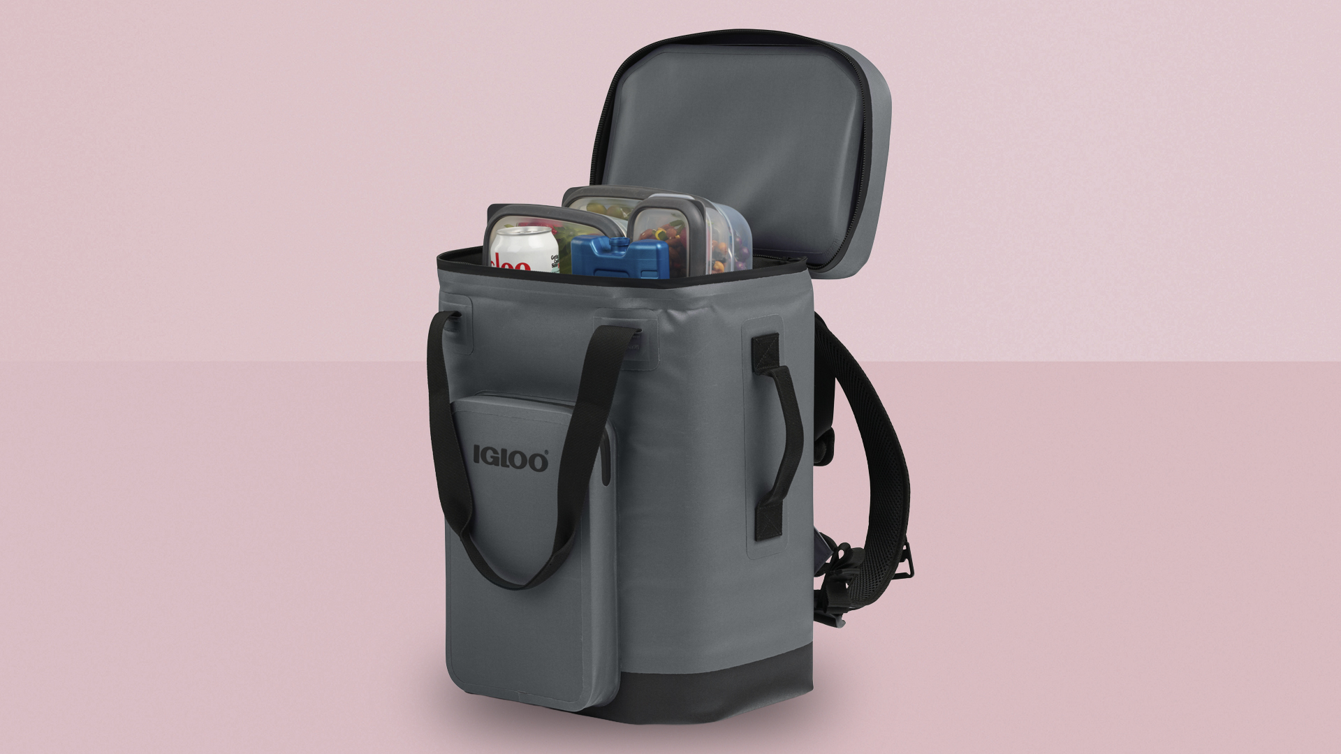 Igloo Trailmate cooler on coloured background