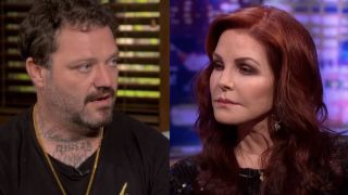 Bam Margera and Priscilla Presley in separate interviews