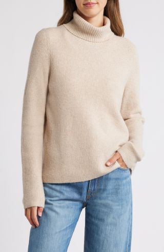 Caslon, Rib Turtleneck Sweater