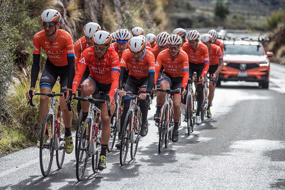 Rally UHC riders train during a recent camp in Southern California