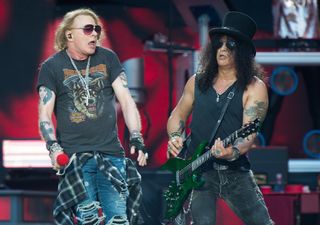 Guns N' Roses' Axl Rose and Slash