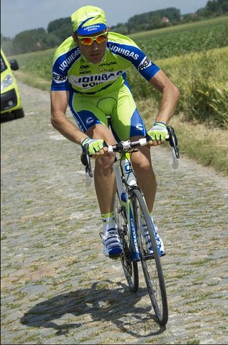 Ivan Basso, Tour de France 2010, cobbles training, June 30