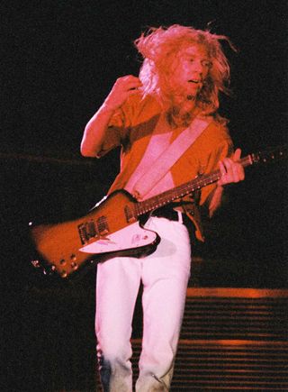 Steve Clark onstage