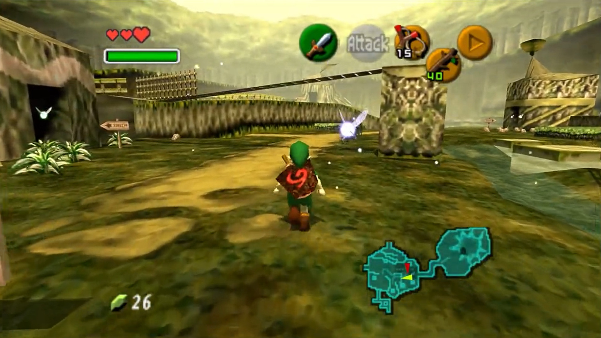 The Legend of Zelda: Ocarina of Time in widescreen