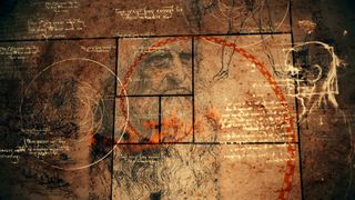 Leonardo da Vinci sketches and code.