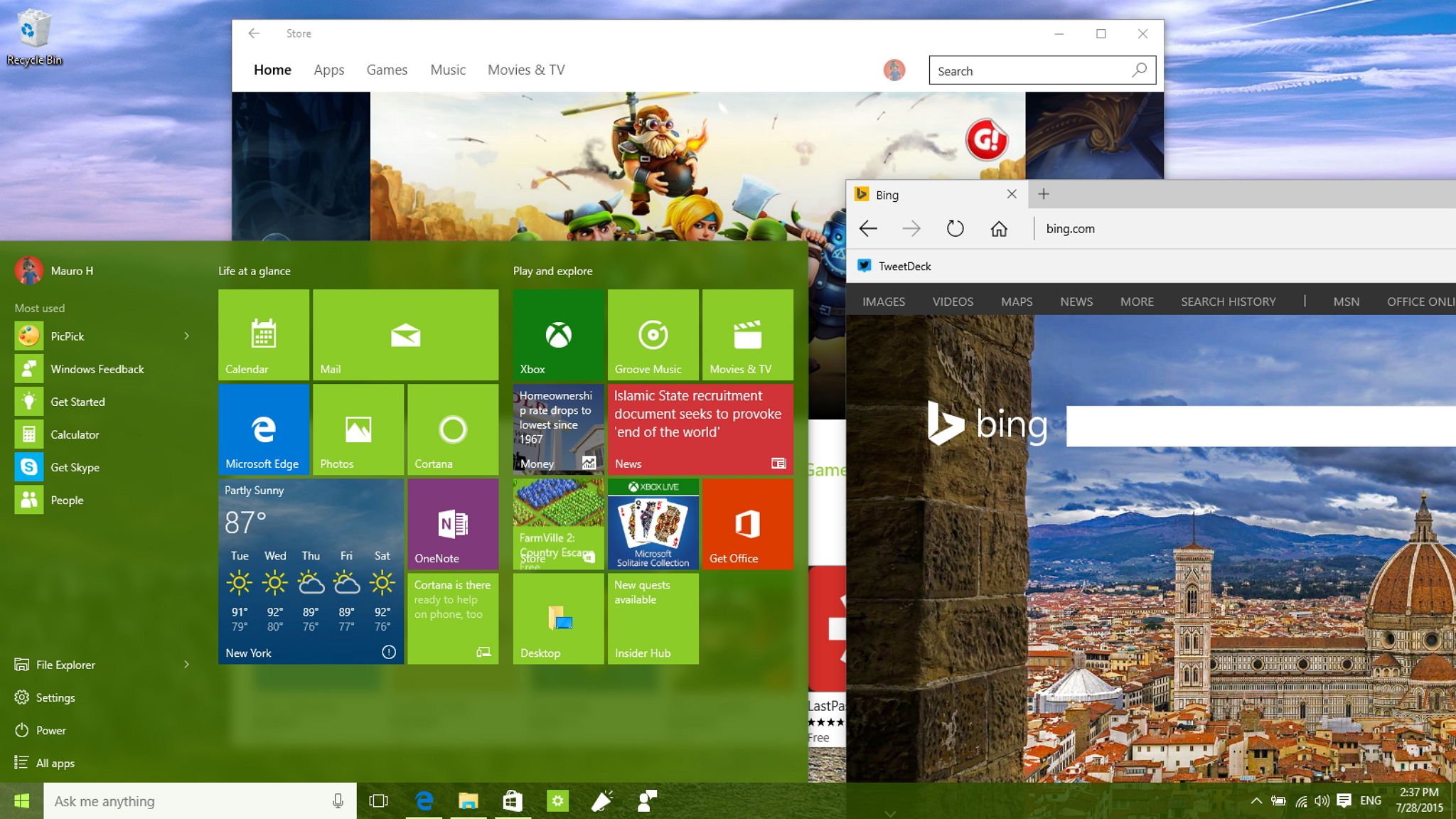 Windows 10: \