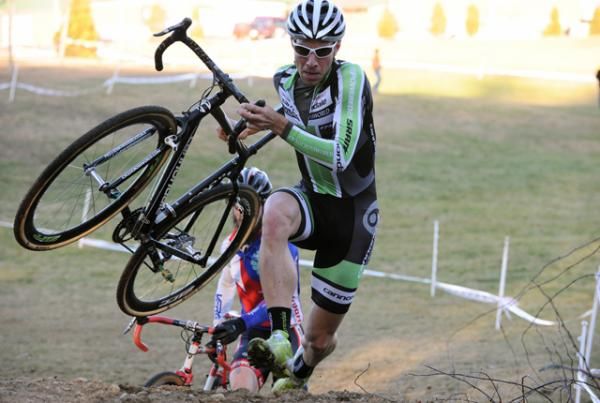 Powers crests the climb