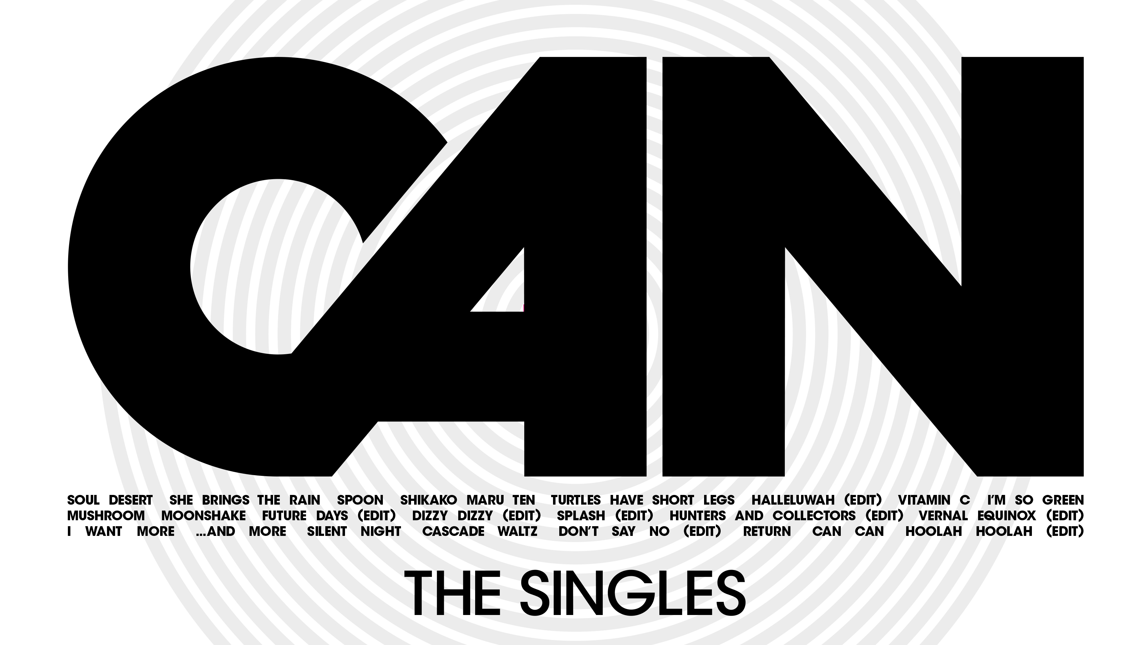 Cover art for Can - The Singles album