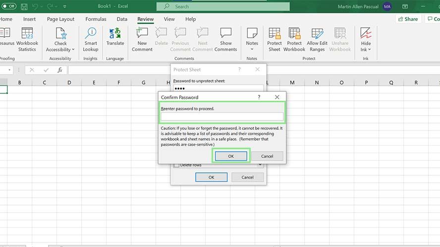 How to password protect an excel spreadsheet laptop mag