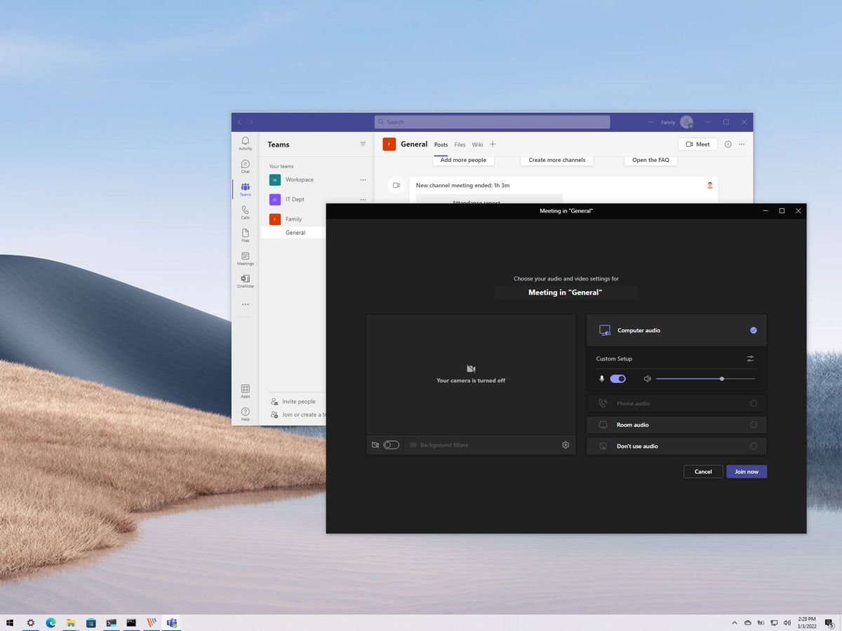 Microsoft Teams fix camera problems