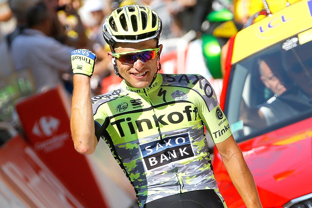 Rafal Majka wins stage 11 of the 2015 Tour de France.