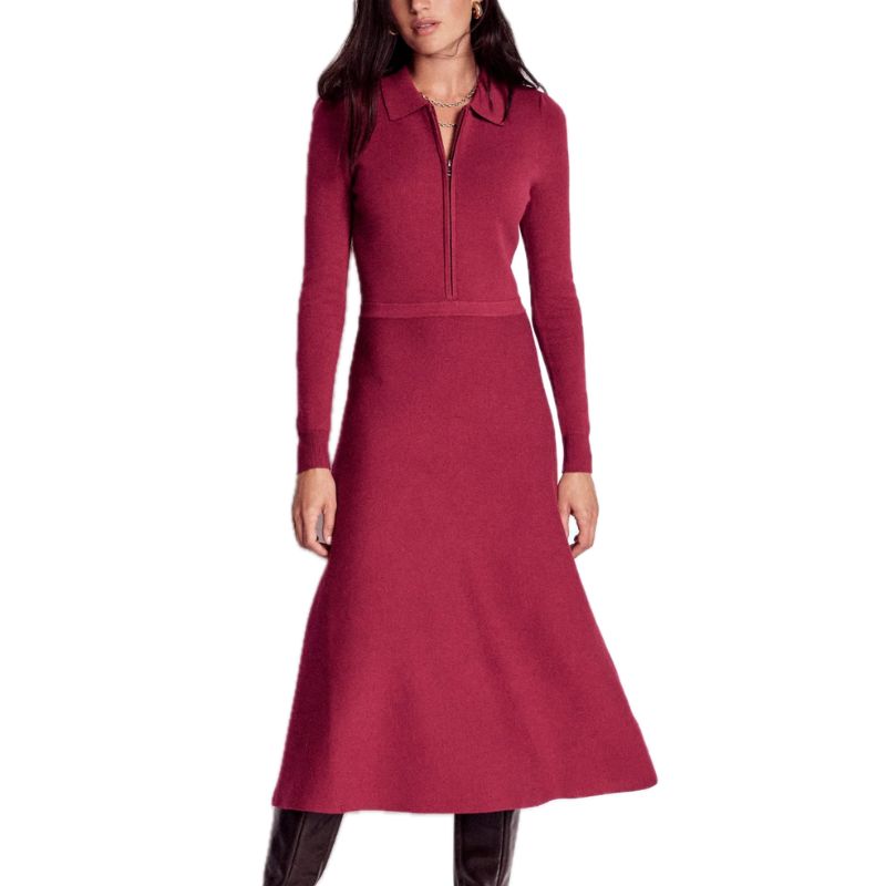 Boden, Fiona Zip Front Knitted Dress