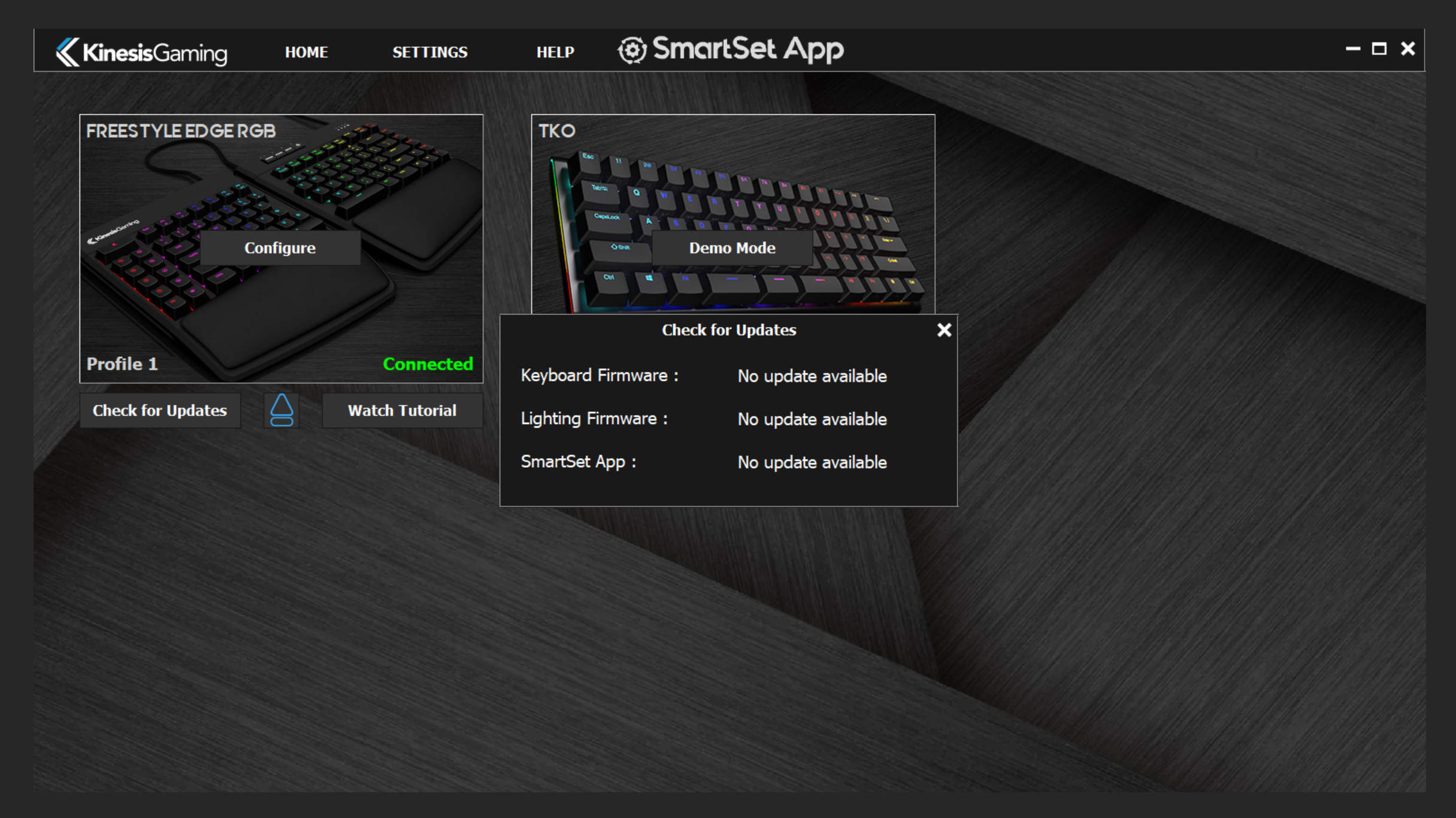 Kinesis Gaming SmartSet app for ergonomic gaming keyboards