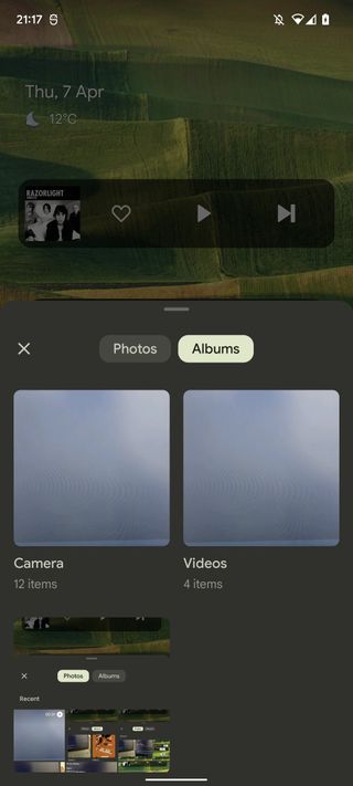 New photo picker in Android 13