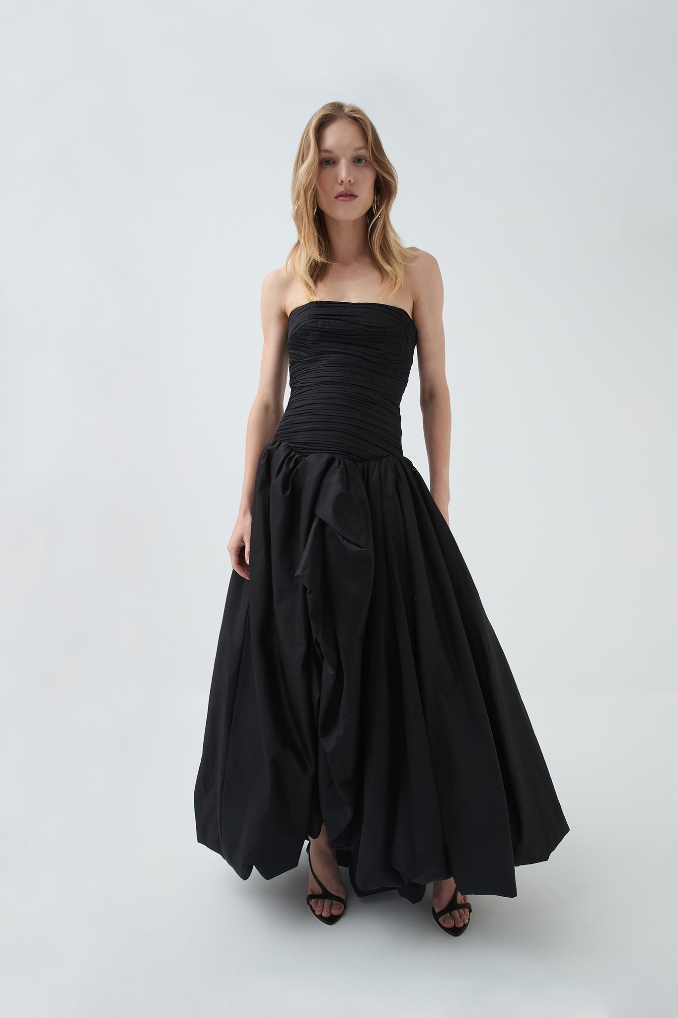 Violette Bubble Hem Maxi Drs-Black / 4
