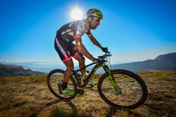 Austrian star Alban Lakata rode his way to his third silver medal at the 2014 UCI MTB Marathon World Championships but he was happy with his performance on the day.