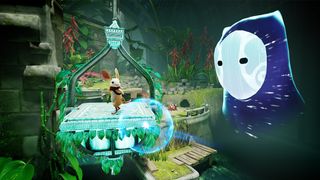 The best PSVR 2 games; a small mouse stands on a platform
