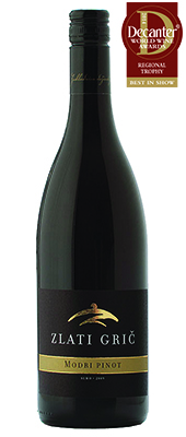 Zlati Gri&Auml; Modri Pinot Slovenia 2012