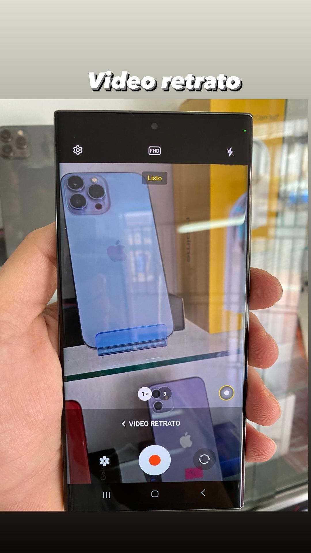 Image of the alleged camera app on the Samsung Galaxy S23 Ultra