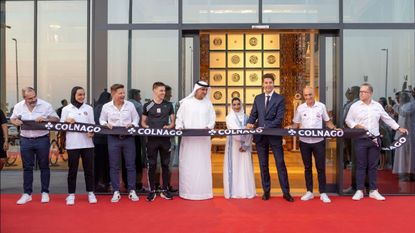 Tadej Pogacar opens the Colnago flagship store in Abu Dhabi