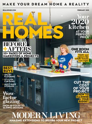 Pages from the February issue of Real Homes magazine