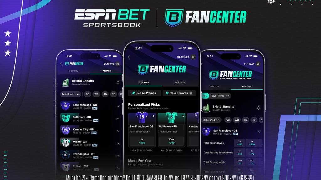 ESPN BET Sportsbook to Launch FanCenter | TV Tech