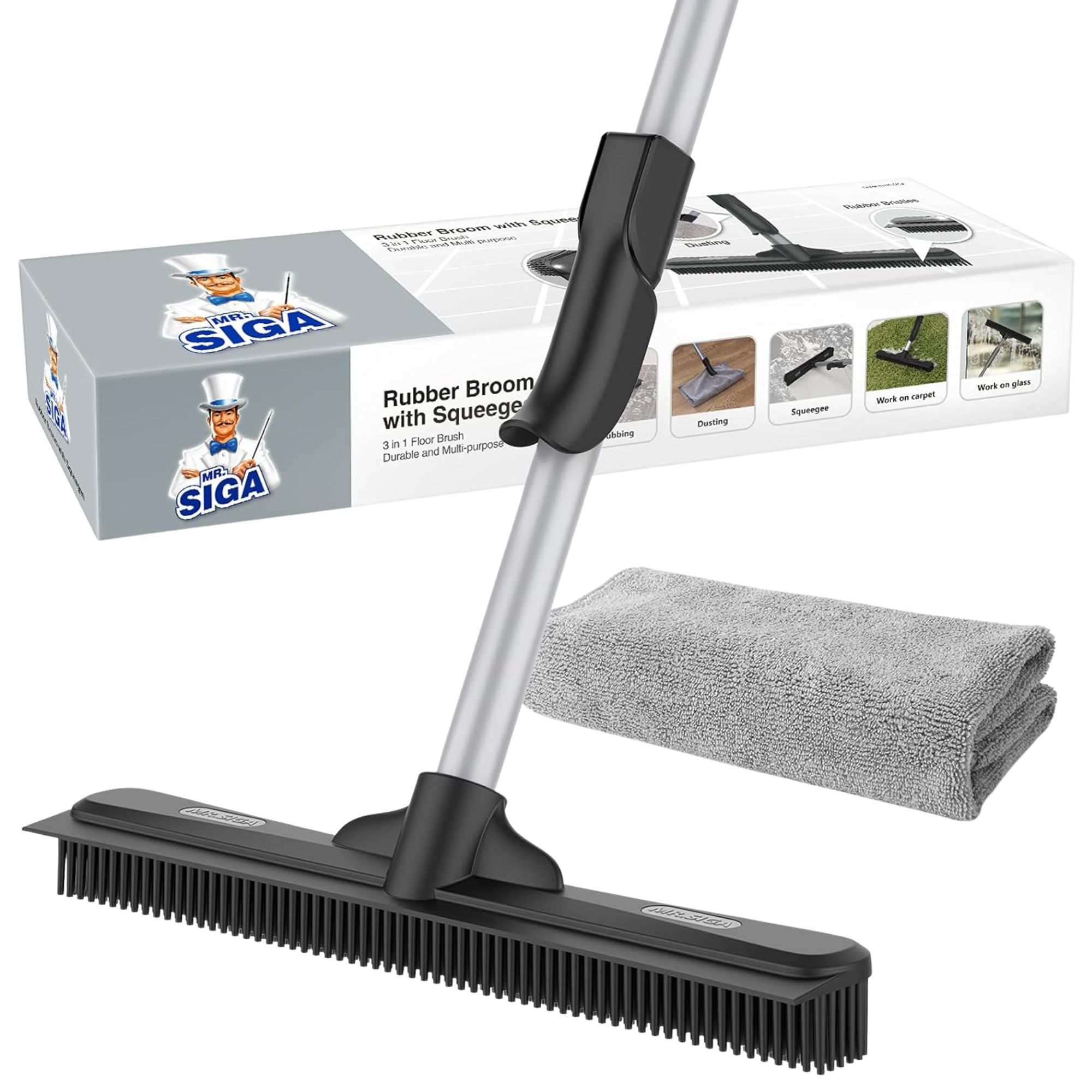 Mr. SIGA rubber broom