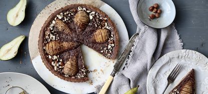 hazelnut frangipane tart