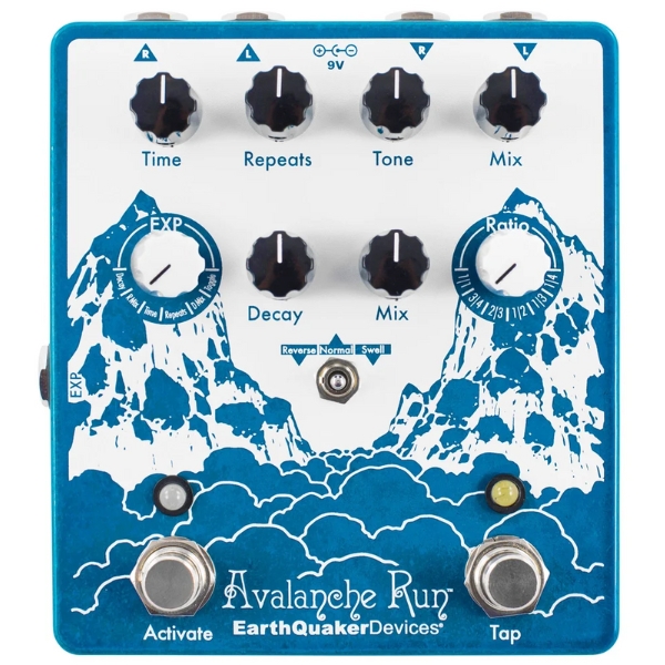 An Earthquaker Devices Avalanche Run delay pedal