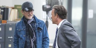Steven Spielberg and Tom Hanks in The Post