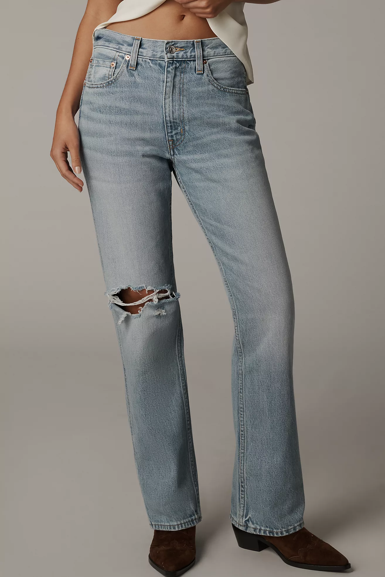 Edwin Kadence High-Rise Straight-Leg Jeans