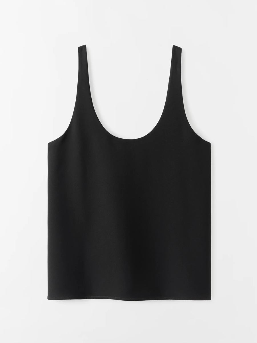 Romy Crepe Top, Black