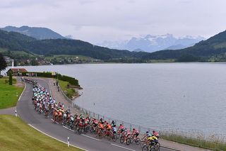 The peloton Tour de Suisse stage 2