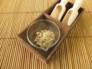 Kava roots in a bowl