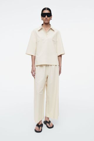 Elasticated Cotton Culottes